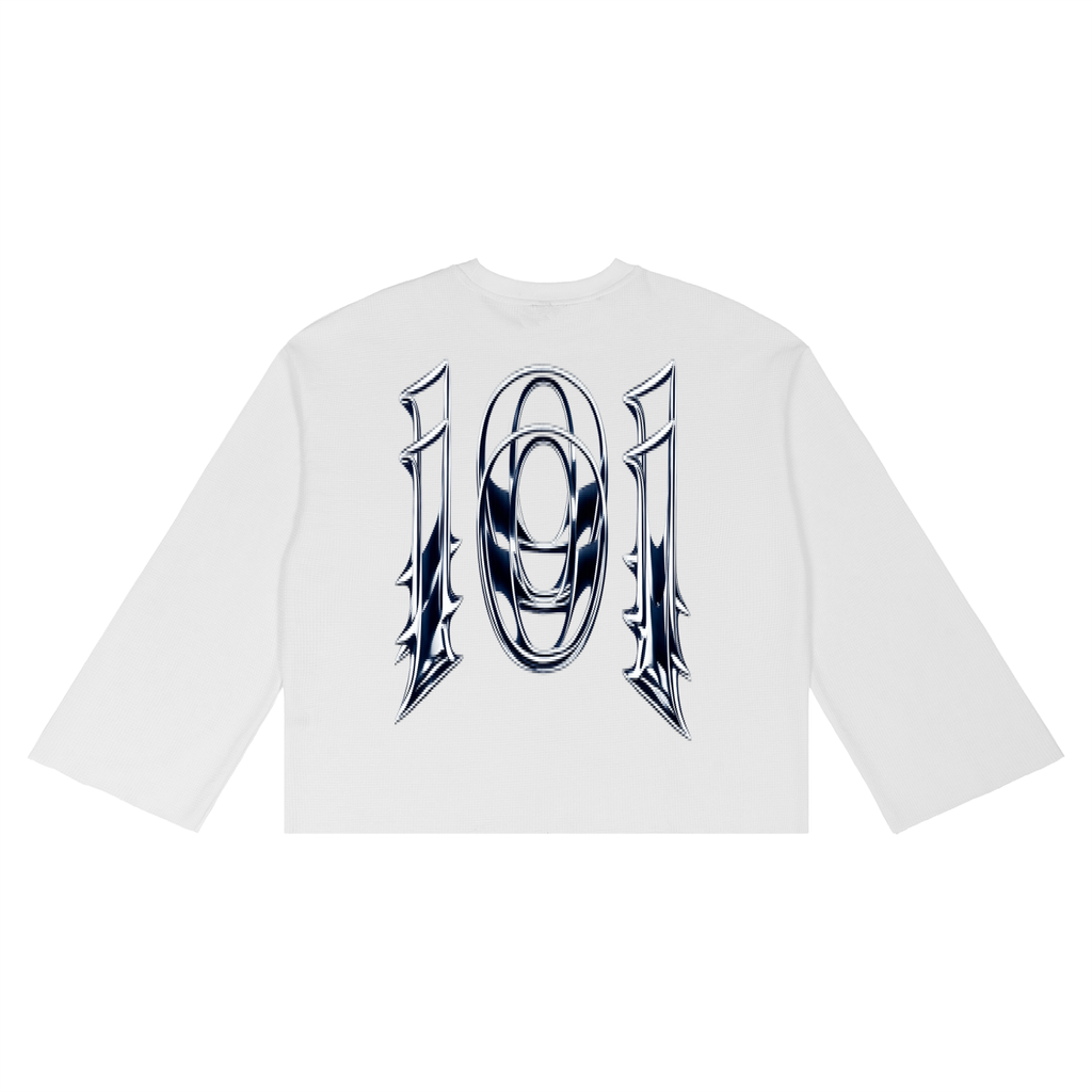 Unisex Waffle Raw Edge T-Shirt