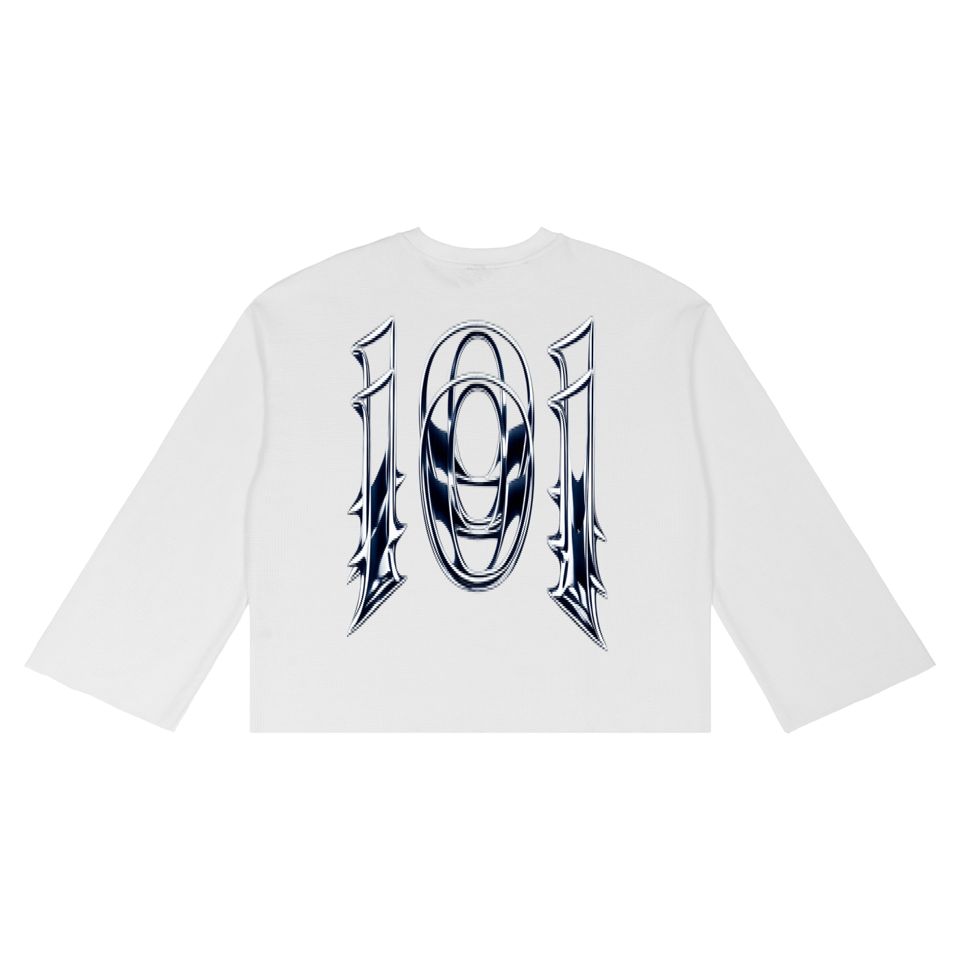 Unisex Waffle Raw Edge T-Shirt