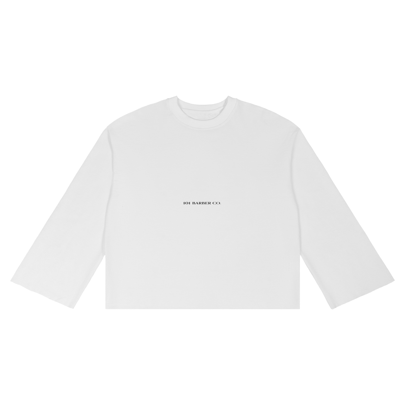 Unisex Waffle Raw Edge T-Shirt