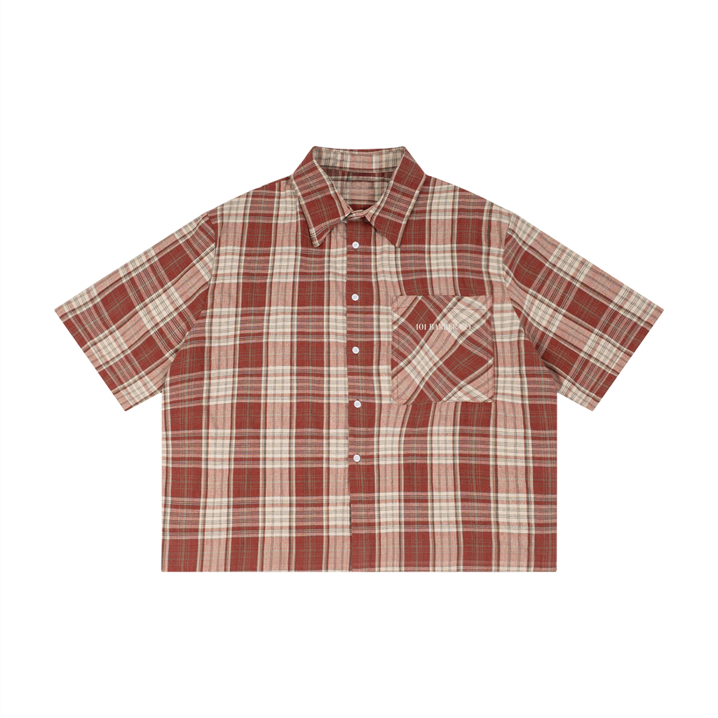 101 Boxy Short Sleeve Button-Up