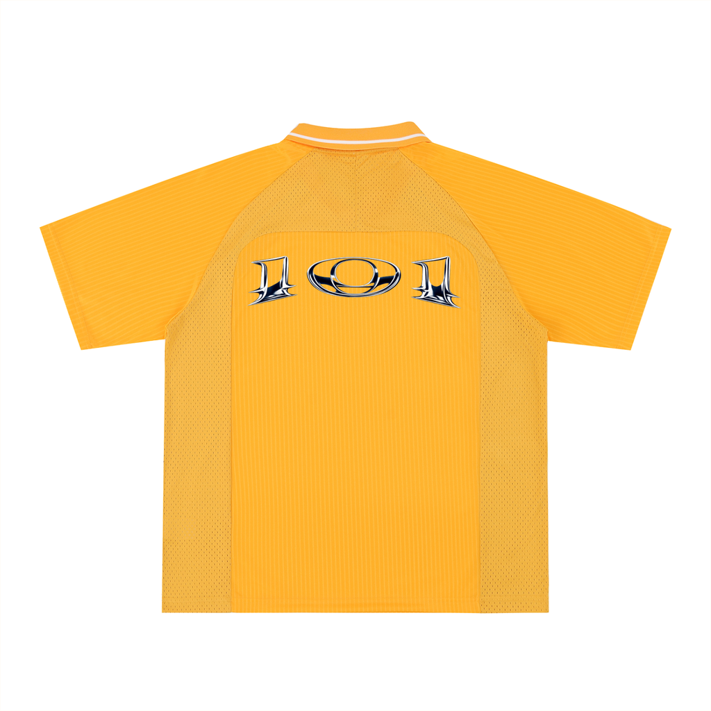 Striped V-Neck Soccer Jersey