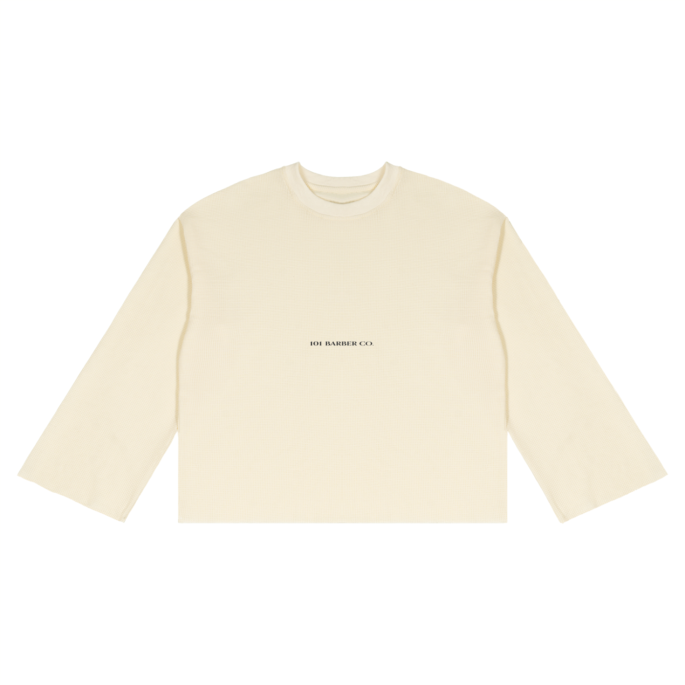Unisex Waffle Raw Edge T-Shirt
